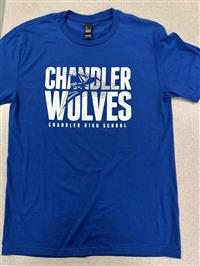Blue Chandler Wolves Shirt